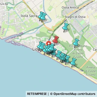 Mappa Lido Centro, 00100 Lido di Ostia RM, Italia (1.425)
