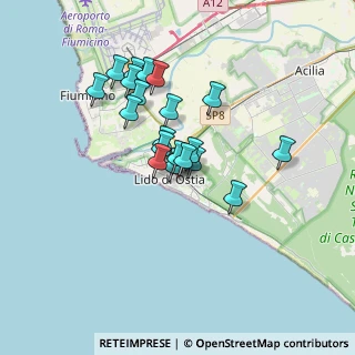 Mappa Lido Centro, 00100 Lido di Ostia RM, Italia (2.9085)