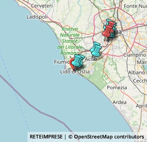 Mappa Via delle Nereidi, 00121 Lido di Ostia RM, Italia (14.60615)