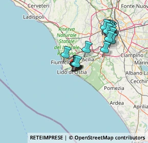Mappa Via Ermanno Carlotto, 00122 Lido di Ostia RM, Italia (13.874)