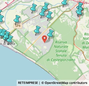 Mappa Via Rifiano, 00124 Roma RM, Italia (6.65684)