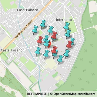 Mappa Via Rifiano, 00124 Roma RM, Italia (0.7)