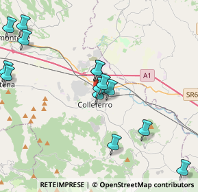 Mappa Via Artigianato, 00034 Colleferro RM, Italia (5.2225)