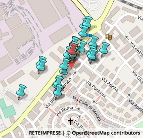 Mappa Via Artigianato, 00034 Colleferro RM, Italia (0.07241)