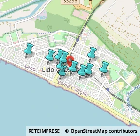 Mappa Via Lucio Lepidio, 00122 Lido di Ostia RM, Italia (0.57273)