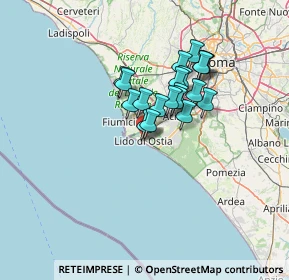 Mappa Via Lucio Lepidio, 00122 Lido di Ostia RM, Italia (10.3585)
