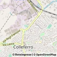 Mapa Colleferro