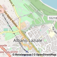 Mapa Albano Laziale
