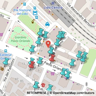 Mappa Piazzale della Stazione del Lido, 00122 Lido di Ostia RM, Italia (0.05833)