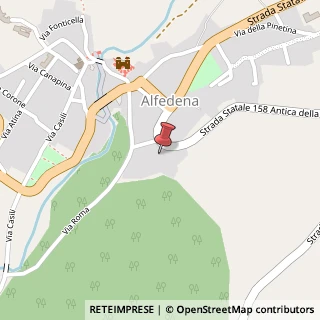 Mappa Via Nenni, 1, 67030 Alfedena, L'Aquila (Abruzzo)