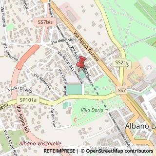 Mappa Via Riccardo Lombardi, 2, 00041 Albano Laziale, Roma (Lazio)