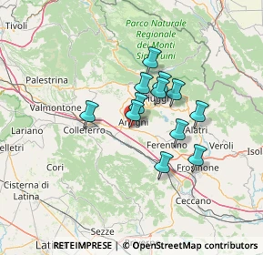 Mappa , 03012 Anagni FR, Italia (10.345)