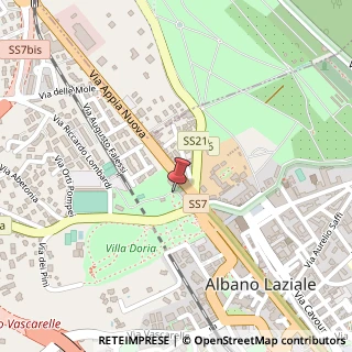 Mappa Via Olivella, 11, 00041 Albano Laziale, Roma (Lazio)