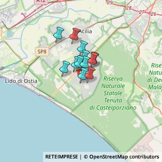 Mappa Via Valle Aurina, 00124 Roma RM, Italia (1.98917)