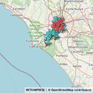 Mappa Via Valle Aurina, 00124 Roma RM, Italia (12.5405)