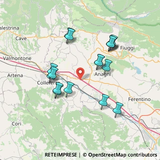 Mappa Via Cangiano S. Bartolomeo, 03012 Anagni FR, Italia (7.60588)