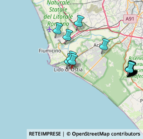 Mappa Via Agostino Scaparro, 00122 Lido di Ostia RM, Italia (10.152)