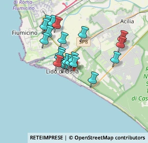 Mappa Via delle Fiamme Gialle, 00122 Lido di Ostia RM, Italia (3.2255)