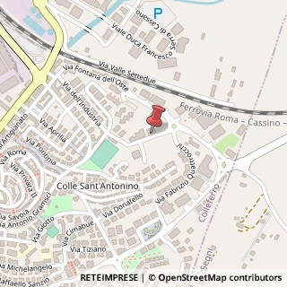 Mappa Via Oriana Fallaci, 5, 00034 Colleferro, Roma (Lazio)