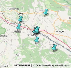 Mappa Via Oriana Fallaci, 00034 Colleferro RM, Italia (5.31909)