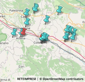 Mappa Via Oriana Fallaci, 00034 Colleferro RM, Italia (7.6615)