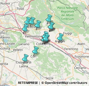 Mappa Via Oriana Fallaci, 00034 Colleferro RM, Italia (10.162)