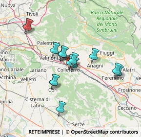 Mappa Via Oriana Fallaci, 00034 Colleferro RM, Italia (12.34)