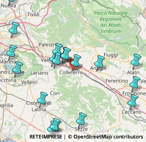 Mappa Via Oriana Fallaci, 00034 Colleferro RM, Italia (20.6035)