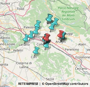 Mappa Via Oriana Fallaci, 00034 Colleferro RM, Italia (8.9125)