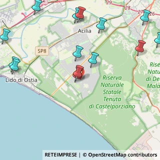 Mappa Via Bedollo, 00124 Roma RM, Italia (6.01071)