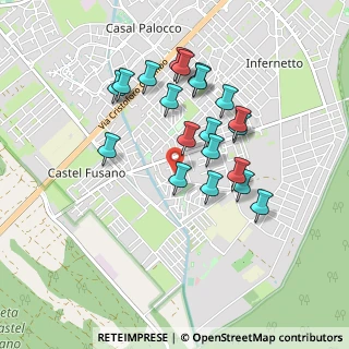 Mappa Via Bedollo, 00124 Roma RM, Italia (0.863)