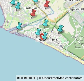 Mappa Via Giuliano da Sangallo, 00121 Lido di Ostia RM, Italia (2.445)