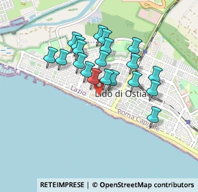 Mappa Via Giuliano da Sangallo, 00121 Lido di Ostia RM, Italia (0.793)