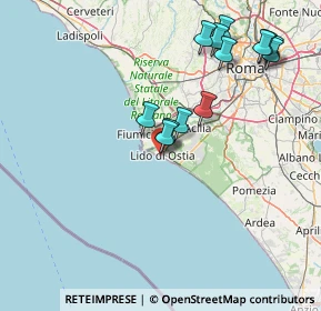 Mappa Via Giuliano da Sangallo, 00121 Lido di Ostia RM, Italia (16.89923)