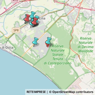 Mappa Via Strigno, 00124 Roma RM, Italia (4.59455)