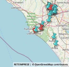 Mappa Via Gaetano Chierchia, 00122 Roma RM, Italia (20.073)