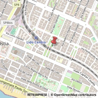 Mappa Via Agostino Scaparro, 11, 00122 Roma, Roma (Lazio)