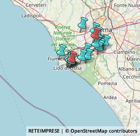 Mappa Via Ferdinando Acton, 00122 Roma RM, Italia (9.4635)