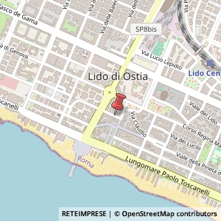 Mappa Via Santa Monica, 2, 00122 Roma, Roma (Lazio)