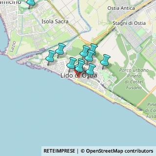Mappa Via Santa Monica, 00122 Lido di Ostia RM, Italia (1.33455)