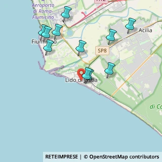Mappa Via Santa Monica, 00122 Lido di Ostia RM, Italia (4.45636)