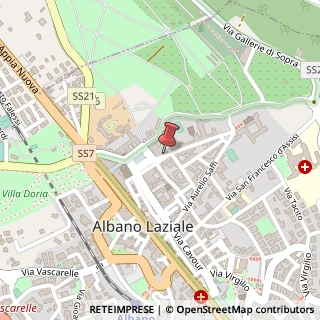 Mappa Largo Leonardo Murialdo, 21, 00041 Albano Laziale, Roma (Lazio)