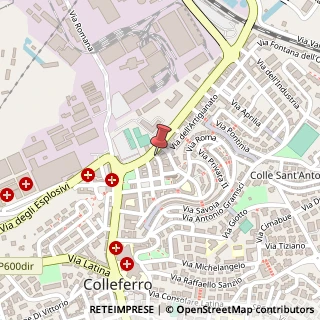 Mappa Via Sobrero, 3, 00034 Colleferro, Roma (Lazio)