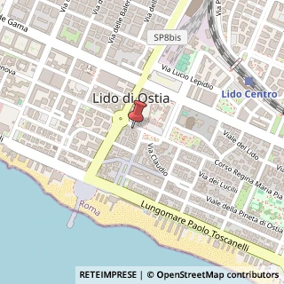 Mappa Via Armando Armuzzi, 6, 00122 Roma, Roma (Lazio)