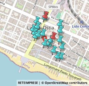 Mappa Via Armando Armuzzi, 00122 Lido di Ostia RM, Italia (0.163)