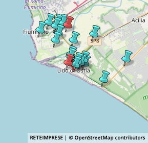 Mappa Via Armando Armuzzi, 00122 Lido di Ostia RM, Italia (2.971)