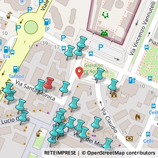Mappa Via della Stazione Vecchia, 00122 Lido di Ostia RM, Italia (0.07917)