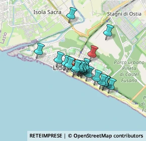 Mappa Via Armando Armuzzi, 00122 Lido di Ostia RM, Italia (1.2215)