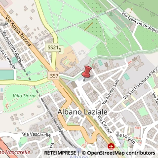 Mappa Piazza Pia, 21, 00041 Albano Laziale, Roma (Lazio)