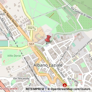 Mappa Piazza Sabatini, 10, 00041 Albano Laziale, Roma (Lazio)